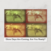 Tage anzeigen postkarte (Vorderseite)