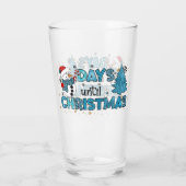 Tage bis Weihnachten anpassen Glas (Rückseite)