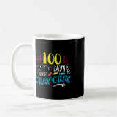 Tage Cray Cray - Lehrer Student 100 Tage Kaffeetasse (Links)