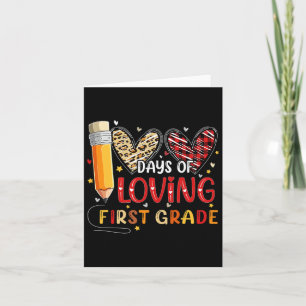 Tage der Liebe Erstes Herzstück 100. Tag des Scho Karte