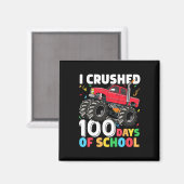Tage der Monster-Schule 100. Schultag B Magnet (Vorderseite/Rückseite)
