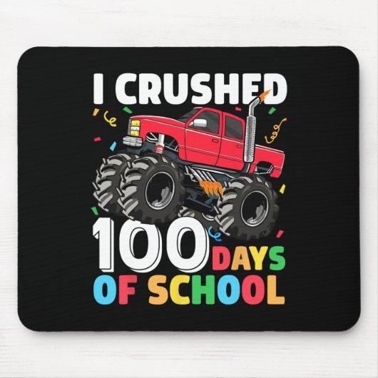 Tage der Monster-Schule 100. Schultag B Mousepad (Vorne)