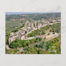 Tage der Ritter - Obidos Portugal Postkarte