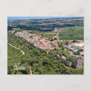 Tage der Ritter - Obidos Portugal Postkarte