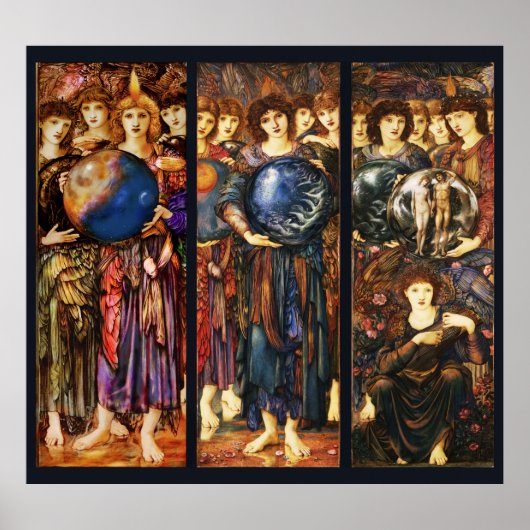 TAGE DER SCHAFFUNG ANGELS Viertes, FÜNFTES, Sechst Poster (Vorne)