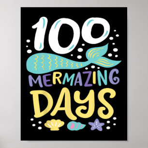 Tage der Schule 100 Mermazing Tage der Schule Poster
