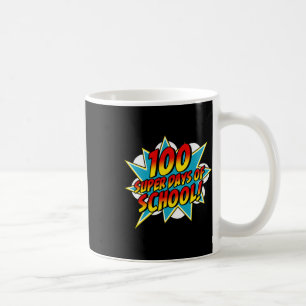 Tage der Schule glücklich 100. Schultage Superhero Kaffeetasse