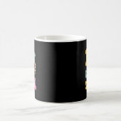 Tage der Schule Groovy 100. Schullehrer Kind Kaffeetasse (Mittel)