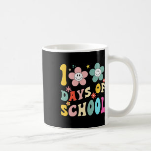 Tage der Schule Groovy 100. Schullehrer Kind Kaffeetasse