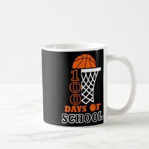 Tage der Schule Kinder Basketball 100. Schultag Kaffeetasse