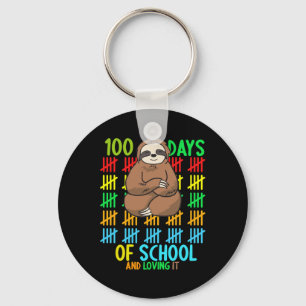 Tage der Schule und der Liebe - Sloth Kids Teacher Schlüsselanhänger