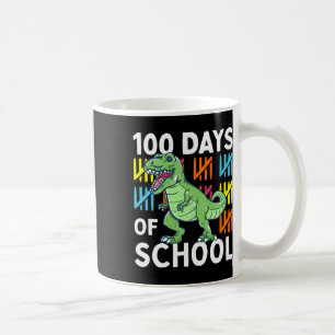 Tage der Schuljungen Dinosaurier 100. Tag Dino Kaffeetasse
