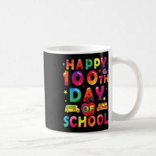 Tage der Schuljungen Mädchen glücklich 100 Tage de Kaffeetasse