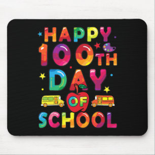 Tage der Schuljungen Mädchen glücklich 100 Tage de Mousepad