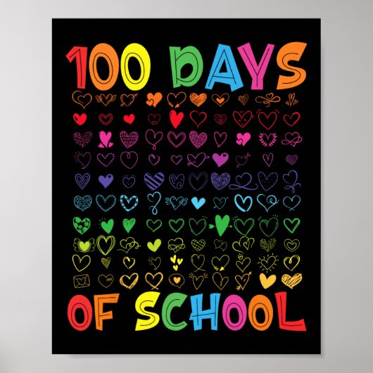 Tage der Schullehrerin Kinder Schülerjunge Mädchen Poster (Vorne)