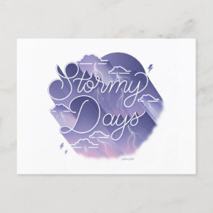 Tage der Stornierung / Postkarte