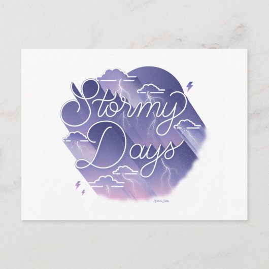 Tage der Stornierung / Postkarte (Vorderseite)