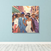 Tage der Vergangenheit Leinwanddruck (Insitu (Holzboden))