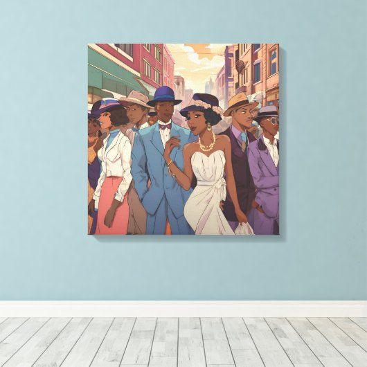 Tage der Vergangenheit Leinwanddruck (Insitu (Holzboden))