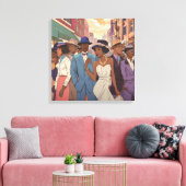 Tage der Vergangenheit Leinwanddruck (Insitu (Wohnzimmer))