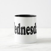 Tage der Woche - Mittwoch Tasse (Zentrum)
