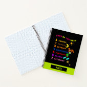 Tage der Woche Notizblock (Innenseite)