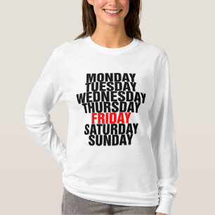 Tage der Woche T-Shirt