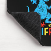 Tage des Andersmachens Dinosaurier Autismus Lehrer Mousepad (Ecke)