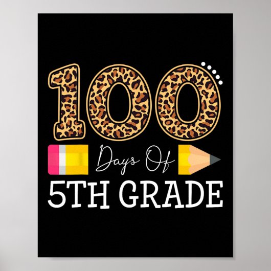 Tage des Fünften Leoparden glücklichen 100. Poster (Vorne)