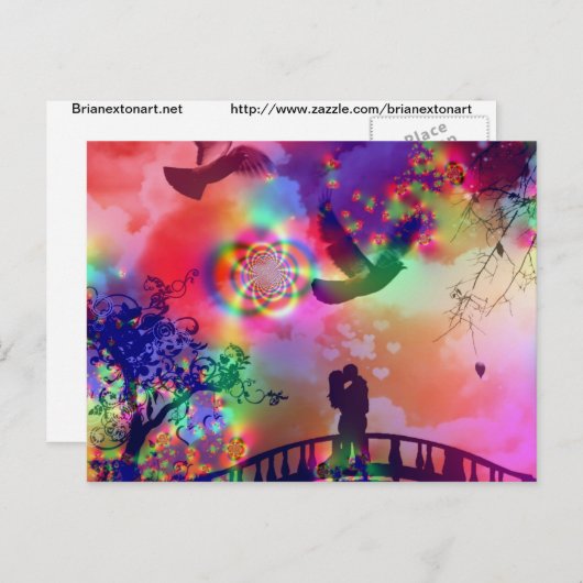 Tage des Himmels Postkarte (Vorne/Hinten)