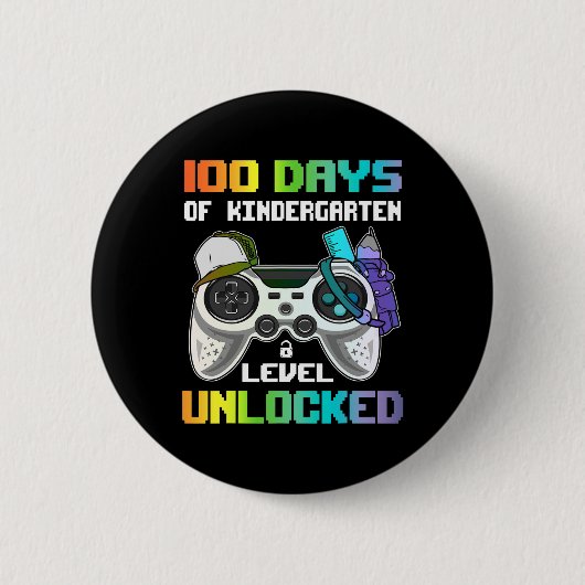 Tage des Kindergarten-Spielervideospiels Button (Vorderseite)