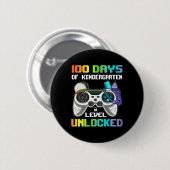 Tage des Kindergarten-Spielervideospiels Button (Vorne & Hinten)