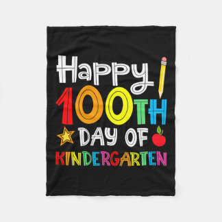 Tage des Kindergartens - Alles Gute zum 100. Schul Fleecedecke