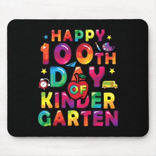 Tage des Kindergartens Kinder Niedlich glücklich 1 Mousepad (Vorne)