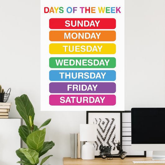 Tage des Klassenzimmers Poster (Heimbüro)