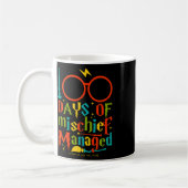 Tage des Mischief Managed Teacher Kid 100. Kaffeetasse (Links)