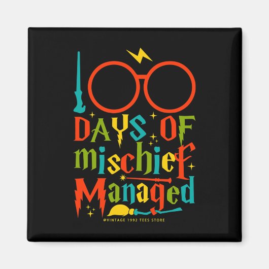 Tage des Mischief Managed Teacher Kid 100. Magnet (Vorne)