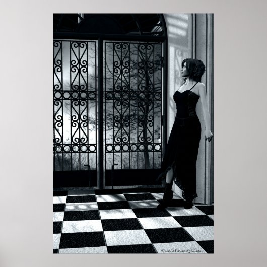 Tage des Noir Art Poster (Vorne)