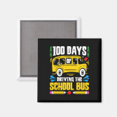 Tage des Schulbusfahrens Magnet (Vorderseite/Rückseite)