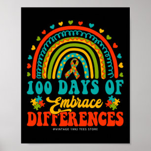 Tage des Schullehrers Autismus Iep Embrace anders Poster