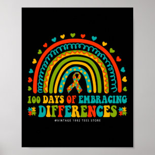 Tage des Schullehrers Autismus Iep Embrace anders Poster
