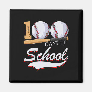 Tage des Schulsportspiels Baseball Spieler Schüler Magnet