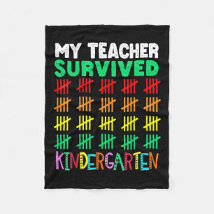 Tage des T-Shirts Kinder 100. Schultag Fleecedecke