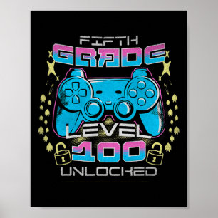 Tage des ungesicherten Videospiels der fünften Kla Poster