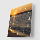 Tage enden an der Traverse City Wall Uhr (Winkel)