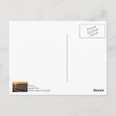 Tage enden in Traverse City Postkarte (Rückseite)