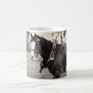 Tage gegangenes vorbei - Clydesdale Pferd Kaffeetasse