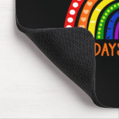 Tage Hellerer Spaß Lehrer 100. Schultag Mousepad (Ecke)