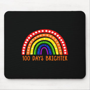 Tage Hellerer Spaß Lehrer 100. Schultag Mousepad