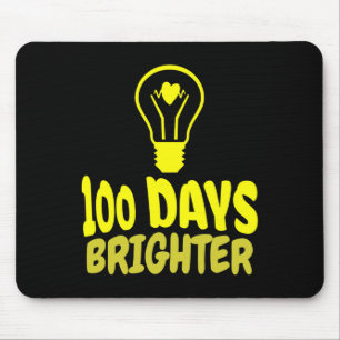 Tage Helleres Glück 100 Tage Schuljunge Mädchen Mousepad